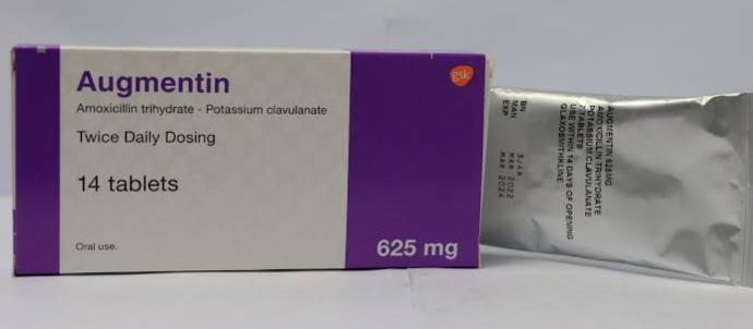 AUGMENTIN 625MG TABS 14S
