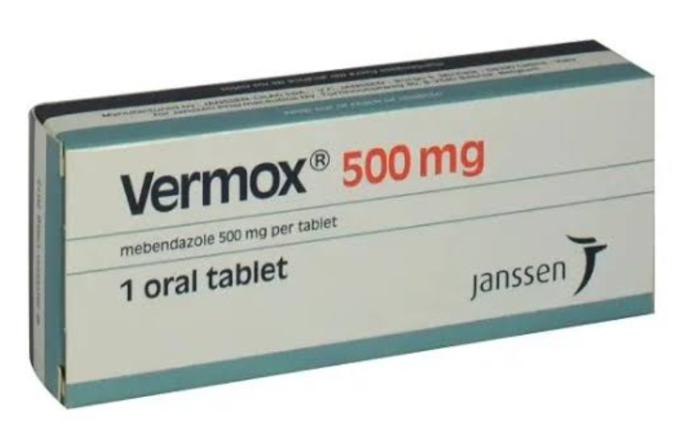 VERMOX 500MG TABS 1S
