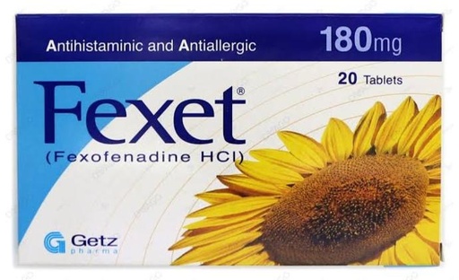 [F0162] FEXET 180MG 20s